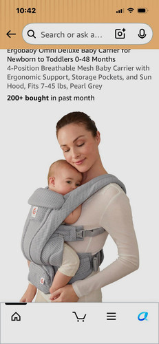 Ergobaby omni deluxe baby - deluxe,