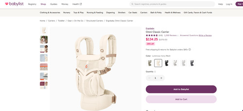 Ergobaby omni classic mesh - ergobaby,